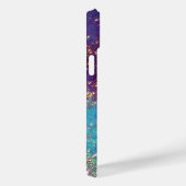 MONDANGEL IN BLUE GOLD GLITZERN Monogramm Case-Mate iPhone Hülle (Rückseite / Rechts)