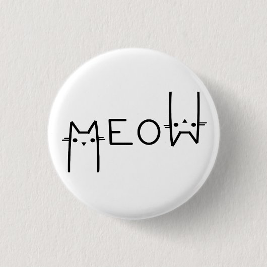 Mondaufgang Minimale Linienarbeit Button (Vorderseite)