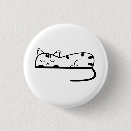 Mondaufgang Minimale Linienarbeit Button (Vorderseite)
