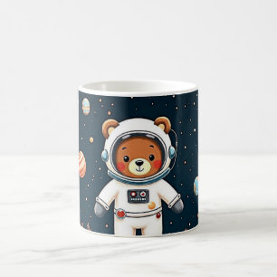 Mondaufgang Space Bear Abenteuer Kaffeetasse