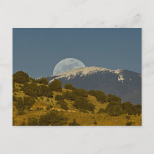 Mondaufgang über die Sangre de Cristo Mountains, Postkarte