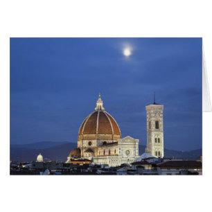 Mondaufgang und Dom von Florenz, Basilika di
