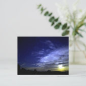 Mondaufstieg in Cambridge, NY Postkarte (Stehend Vorderseite)