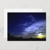 Mondaufstieg in Cambridge, NY Postkarte (Vorne/Hinten)