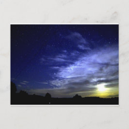 Mondaufstieg in Cambridge, NY Postkarte