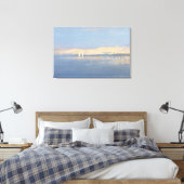 Mondaufstieg über dem Nil Leinwanddruck (Insitu (Schlafzimmer))