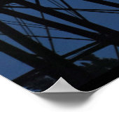 Mondaufstieg unter der Walkway Bridge Poster (Ecke)