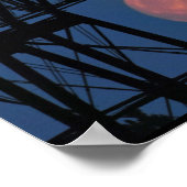 Mondaufstieg unter der Walkway Bridge Poster (Ecke)