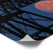 Mondaufstieg unter der Walkway Bridge Poster (Ecke)