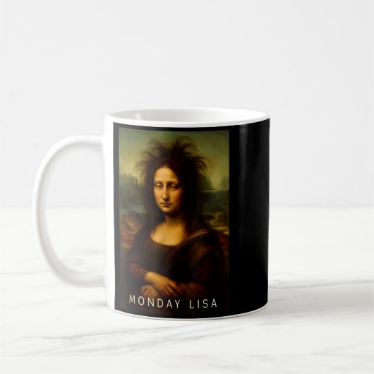 Monday Lisa Disheveled Clic Art Parody Week Start Kaffeetasse (Links)