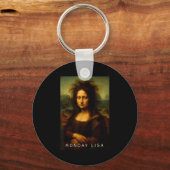 Monday Lisa Disheveled Clic Art Parody Week Start  Schlüsselanhänger (Vorderseite)