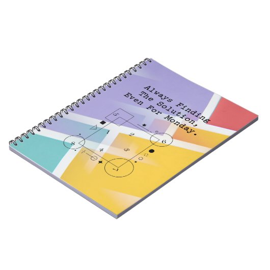 Monday Math Solutions | Problem Solver Spirit Notizblock (Linke Seite)