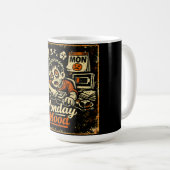 Monday Mood – Anti-Monday Work Humor Kaffeetasse (VorderseiteRechts)