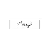 Monday Weekday Journal Design Permastempel (Design)