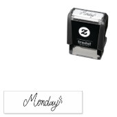 Monday Weekday Journal Design Permastempel (Beispiel)