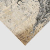 Mondbaum-Decoupage-Tissue Seidenpapier (Ausschnitt)