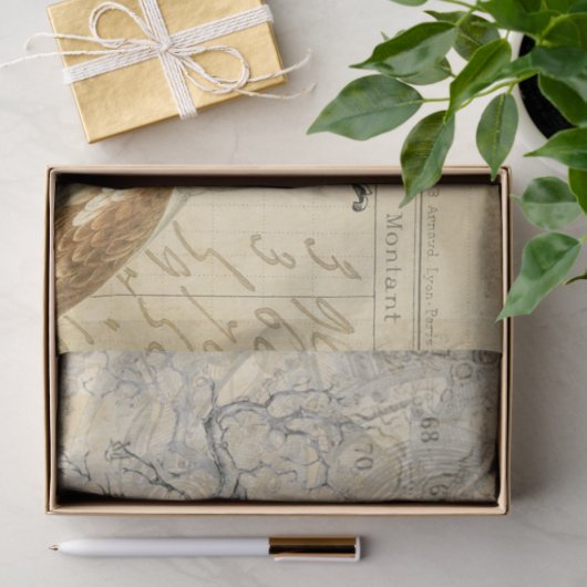 Mondbaum-Dekoupage Seidenpapier (Geschenk)