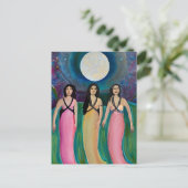 Mondbeehrer Postkarte (Stehend Vorderseite)