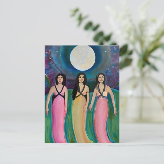 Mondbeehrer Postkarte (Stehend Vorderseite)