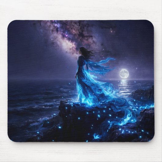 Mondbeglänzte Himmelfahrt -  Mousepad (Vorne)
