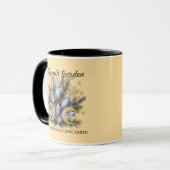 Mondbeglückter Kristallblumenstrauß des Gartens •  Tasse (Vorderseite Links)