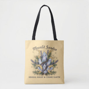 Mondbegrünter Kristallstrauß • Kräutermagie Tasche