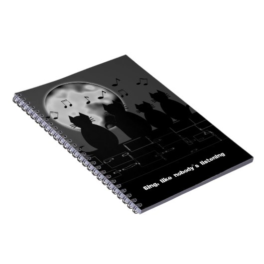 Mondbeleuchtung Notizblock (Rechte Seite)