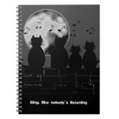 Mondbeleuchtung Notizblock (Vorderseite)