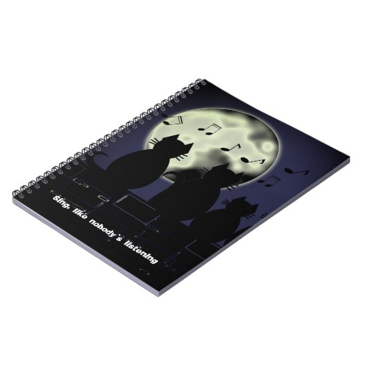 Mondbeleuchtung Notizblock (Linke Seite)