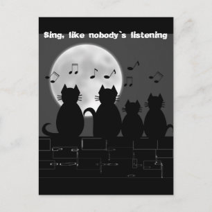 Mondbeleuchtung Postkarte