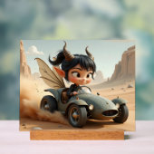 Mondbeschienene Pixie der wandernden Dünen.  Acrylschild (Neutral)