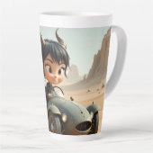 Mondbeschienene Pixie der wandernden Dünen.  Milchtasse (Rechte Ecke)