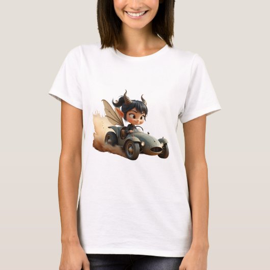 Mondbeschienene Pixie der wandernden Dünen. T-Shirt (Vorderseite)