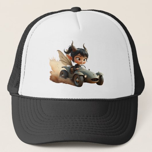 Mondbeschienene Pixie der wandernden Dünen.  Truckerkappe (Vorderseite)