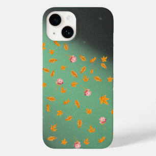Mondbeschienene Rosen & Herbstblätter Case-Mate iPhone 14 Hülle