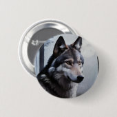 Mondbeschienene Schildwache Button (Vorne & Hinten)