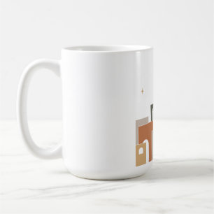 Mondbeschienene Stadt Kaffeetasse