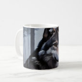 Mondbeschienene Wache Kaffeetasse (Vorderseite Links)