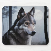 Mondbeschienene Wache Mousepad (Vorne)