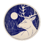 Mondbeschienener Bock Schneidebrett (Vorderseite)