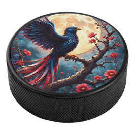 Mondbeschienener Crimsonwing – Mystischer Fantasy- Eishockey Puck