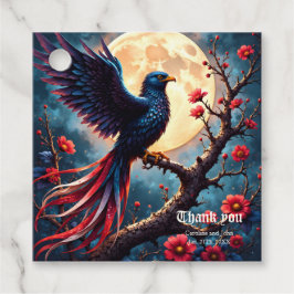 Mondbeschienener Crimsonwing – Mystischer Fantasy- Geschenkanhänger