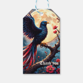 Mondbeschienener Crimsonwing – Mystischer Fantasy- Geschenkanhänger