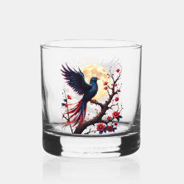 Mondbeschienener Crimsonwing – Mystischer Fantasy- Whiskyglas