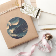 Mondbeschienener Hafen