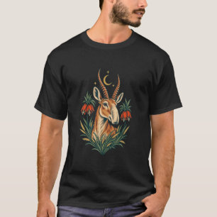 Mondbeschienener Saiga-Kronen-Imperial-Klassik-T-S T-Shirt