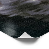 Mondbeschienener Schwanensee Poster (Ecke)