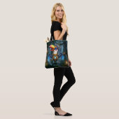 Mondbeschienener Steampunk-Tukan.  Tasche (Am Model)