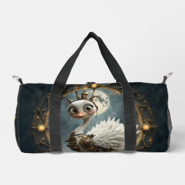 Mondbeschienener Uhrwerk-Schwan – Hüter Kurioser T Duffle Bag