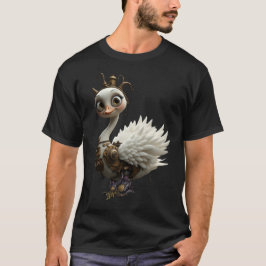 Mondbeschienener Uhrwerk-Schwan – Hüter Kurioser T T-Shirt